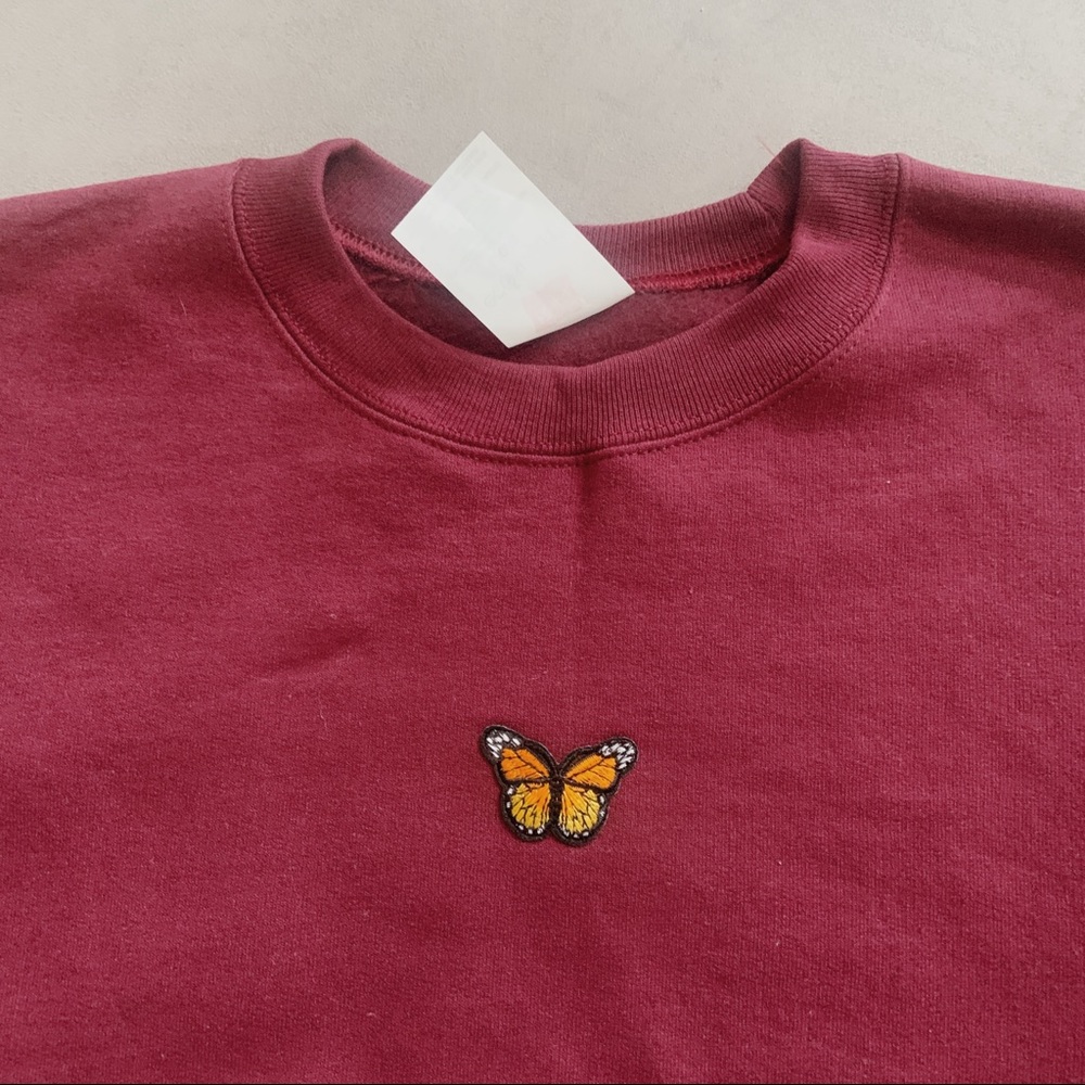 n e w |  butterfly crewneck 🦋💙 - Picture 6 of 8